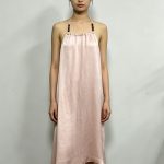 Beaded Strap Open Back Asymmetrical Dress